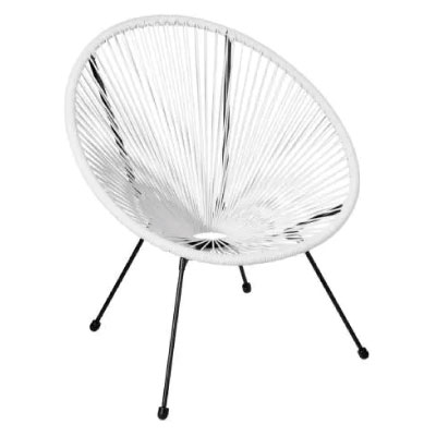 location fauteuil malibu blanc